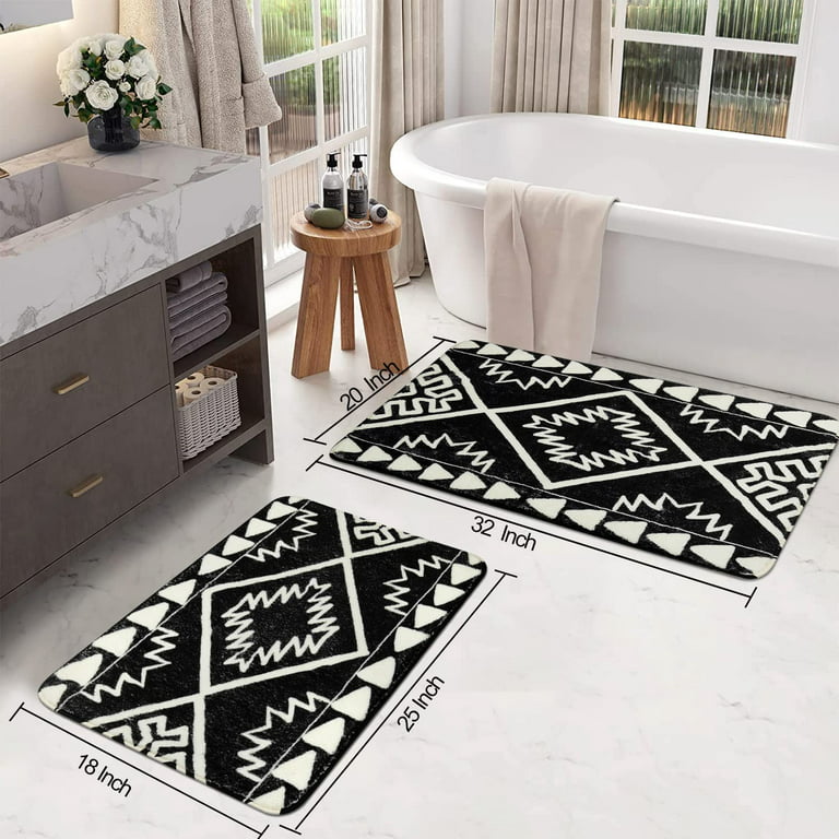 Tribal Runner Rug Bohemian Soft Washable Non Slip Accent Carpet Runner for  Apartment Vanity Wet Bar Bathroom Bedside Entryway - China Carpet and Yoga  Mat price