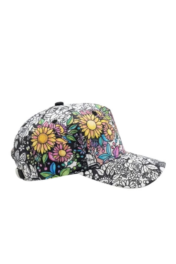 DIY Coloring Baseball Cap, Premium Canvas Blank Hat for Painting, Unstructured Cap with Adjustable Strap for Parties Workshops Events