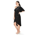 thumbnail image 2 of Vestido de terciopelo de un hombro Roman Fashion /Juvenil, 42723 (Negro) negro CH, 2 of 4