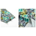 thumbnail image 4 of Mens Hawaiian Shirt Short Sleeve Plus Size Tropical Print Button Up Top Everyday Casual Wear Summer Loose Beach Shirts for Men Green S, 4 of 5
