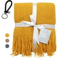 thumbnail image 3 of Pink Throw Blanket – 50 x 60-inch Faux Mohair Couch Throw Blanket (Pink), 3 of 3