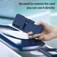 thumbnail image 3 of Compatible with Samsung Galaxy A54 5G Case with Card Holder Shockproof Samsung A54 5G Phone Case for Women Men Anti-Scratch Silicone TPU Protective Case (Navy Blue), 3 of 13