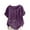 Purple, variant on Taqqpue Cotton Linen Tops for Women Loose Fit Casual Roll Up Short Sleeve T-Shirt Trendy Cute Floral Print Blouse Crew Neck Buttons Shirts
