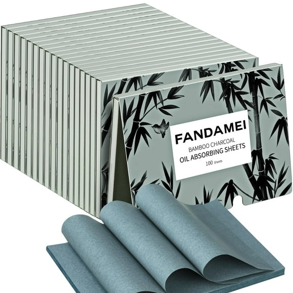 Sábanas secantes con aceite FANDAMEI 1800 unidades para piel grasa