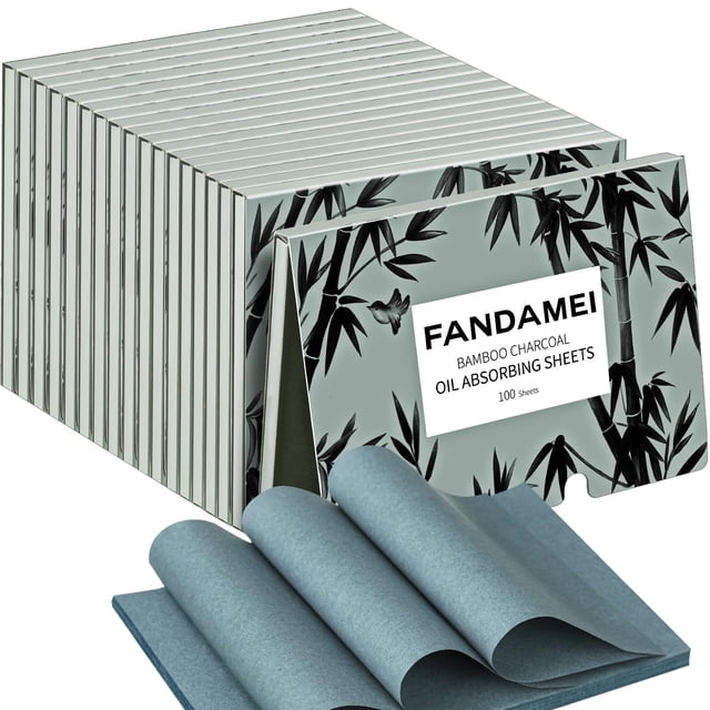 Sábanas secantes con aceite FANDAMEI 1800 unidades para piel grasa