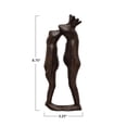 thumbnail image 2 of Creative Co-Op Decorative Cast Iron Kissing Frog Prince Figurine, Black, 2 of 7