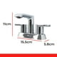 thumbnail image 2 of Llave Mezcladora URREA 12CL Acero Inoxidable para Baño, 2 of 6