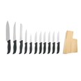 thumbnail image 1 of Mainstays 12 Piece Cutlery Set with Soft Grip Handles and Wood Storage Block, 1 of 5