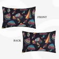 thumbnail image 4 of Fotbe Mushroom Doodle Pillow Cases - Envelope Closure - Luxury, Extra Soft, Cooling Pillow Covers - Wrinkle, Fade, Stain Resistant-20"x30", 4 of 9