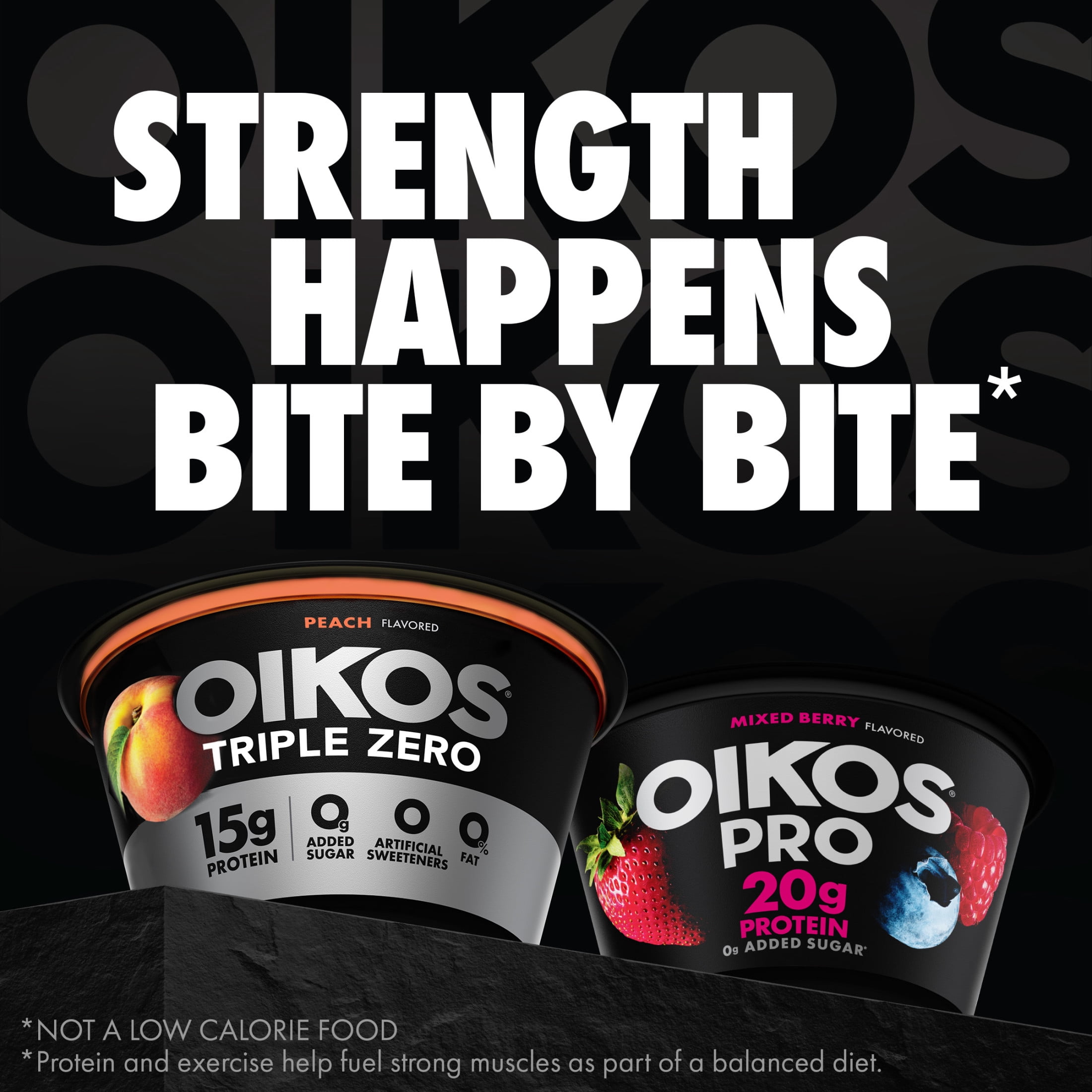 Oikos Triple Zero Peach and Vanilla Nonfat Greek Yogurt Cups, 5.3 OZ, 6 Count