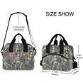 thumbnail image 2 of FORMRS Reusable Lunch Bag for Work School Leakproof Insulated Cooler with Adjustable Shoulder Strap, Halloween Dancing Skeleton, 2 of 6