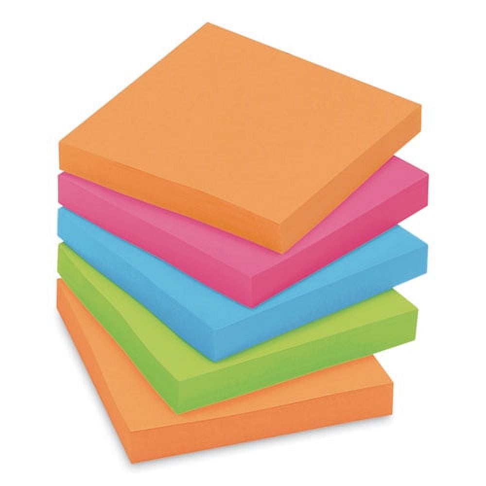 Pads In Rio De Janeiro Colors, 3 X 3, 70-Sheet Pads, 24/pack | Bundle of 5 Packs