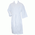 thumbnail image 1 of Terrytown Terry Velour Kimono Robes White, 1 of 1