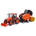 thumbnail image 2 of New Ray 1/18 Plastic Kubota M5-111 Tractor with Hay Baler & Sounds SS-33033, 2 of 2