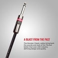 thumbnail image 4 of Monster 600495-00 Prolink Monster Classic 1/4" Instrument Cable. 12 ft - Right Angle to Straight, 4 of 8