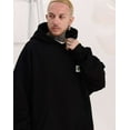 thumbnail image 3 of Niepce Inc Streetwear Mahjong Graphic Hoodie for Men, 3 of 4
