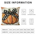 thumbnail image 5 of FUMJ  Fall Pillow Covers Polka Dots Pumpkin Decorative Throw Pillows Autumn Decor Seasonal Party Cushion Case for Home Couch Sofa, 5 of 5