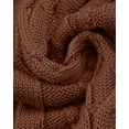 thumbnail image 3 of Colsmile Men's Cable Knit Crewneck Sweater, Casual Long Sleeve Pullover for Fall Winter, 3 of 11