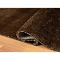 thumbnail image 5 of HR Plush Chocolate Brown Solid Color Shag Rug - Thick Pile, High-End, Soft & Cozy Floor Carpet for Bedroom & Living Room, 5 of 6