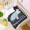 thumbnail image 2 of Just A Girl Who Loves Manatees Blanket Throw, Flannel Fleece Microfiber Lightweight Soft Cozy Luxury for All Season in Home Bed Sofa Chairs Dorm 50"x40" Blanket for Kids, 2 of 6