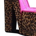 thumbnail image 3 of Benzara BM240357 High Heel Cheetah Shoe Jewelry Box with 3 Hooks, Multi Color, 3 of 5