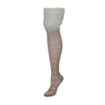 thumbnail image 2 of Threaded Peak Net Over The Knee Warm Socks One Size / Black MS5 855, 2 of 3