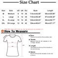 thumbnail image 3 of Mrat Tunic Tank Tops for Women Womens Embroidery Solid Color Casual Loose Fashion T-Shirt Short Sleeve Tops Cotton and Linen Blouse Short Sleeve Shirts S-85 Navy XL, 3 of 7