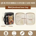 thumbnail image 7 of Pzuqiu Cats Bible Cover Books Covers for Women Quilted Bible Case Large Bibles Cover with Handle and Front Pocket Carrying Case Study Supplies Accessories with Tags&Bookmark, 7 of 7