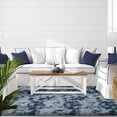 thumbnail image 5 of YJ.GWL 8x10ft Tie Dye Shag Area Rug For Living Room Bedroom,Shaggy Carpet For Home Decor,Blue Gray, 5 of 7