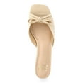 thumbnail image 4 of Madden NYC Women’s Raffia Kitten Heel Sandals, 4 of 5