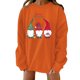 thumbnail image 1 of Moda Mujer Casual Navidad Imprimir O-cuello Manga larga Sudadera Tops Blusa Pompotops  gfhjh9870, 1 of 4