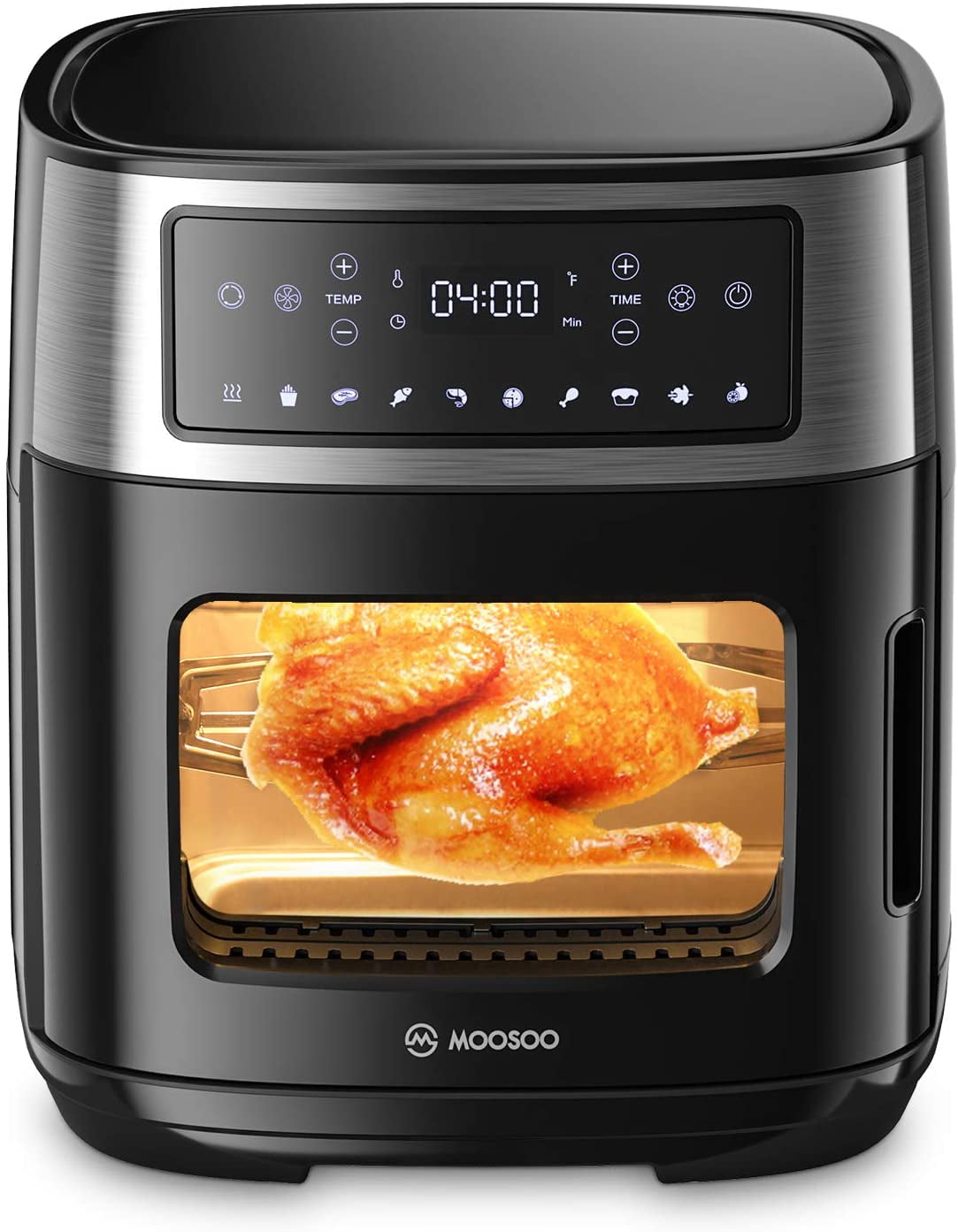 MOOSOO Air Fryer Oven 12.6 Quart 10in1 Combo