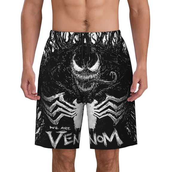 Venom Men's Swim Trunks Quick Dry Board Shorts Bathing Suit Swimsuits Beach Shorts