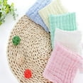 thumbnail image 3 of Toallitas de muselina para bebés, 5 unidades, toallitas suaves para la cara de recién nacidos, toallas de baño absorbentes, toallitas para bebés, toallas para la cara, 3 of 8