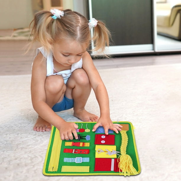IROINID Busy Board Sensory Toys For Autism Learning Activities Motor Skills Travel Toy