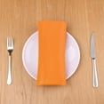 thumbnail image 4 of REGALWOVEN 6 Pack Polyester Cloth Napkins Dinner Napkins Cloth for Banquet Orange 19"x19", 4 of 5