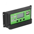 thumbnail image 4 of Controlador de carga solar con parámetros ajustables, panel solar inteligente, regulador de batería con pantalla LCD, 12 V, 24 V, adaptativo, 20 A., 4 of 14