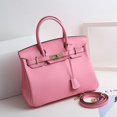 thumbnail image 1 of Ladies women leather handbag birkin first layer cowhide leather tote bag commuter crossbody kelly handbag zhangyuxiang LED, 1 of 2