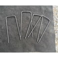 thumbnail image 4 of 6" Long x 2" Wide EXTRA WIDE Landscape Staples~ Landscape Fabric Pins -Garden Staples Heavy Duty - Ground Cover Staples - Fence Anchors - Lawn Nails - Garden Stakes (50 Staples), 4 of 7