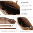 thumbnail image 6 of Woven Tote Bag for Women - Fashion Weave Leather Small Purse for Travel, Shopping, and Everyday, 6 of 7