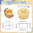 thumbnail image 2 of Uxcell Wire Rubber Grommets, Desk Grommet Cable Grommet Hole Cover Cord Organizer Cable Pass Through for Office Home Black/Yellow 4/5 Inch, 2 of 6