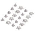 thumbnail image 1 of Leather Rivets Screws Set Zinc Alloy Star Rivets and PH Screws for Leathercraft Projects Belts Handbags Shoes Clothing 50 Sets, 1 of 7
