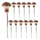 thumbnail image 1 of Hongos de espuma en miniatura, 50 unidades, palillos, estacas, adornos realistas para terrarios, jardín de hadas, decoración del hogar, color marrón oscuro, 1 of 7