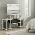 thumbnail image 3 of Furinno TURN-N-TUBE 6 Open Shelf Entertainment Center for TV up to 32 Inch White, 3 of 6