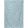 thumbnail image 2 of 60"x120" Christmas Snowflake Tablecloth, Waterproof Washable Polyester Square Table Cover, Durable Tablecloth for Kitchen Dining Table Party Decor, 2 of 7