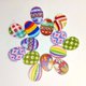 thumbnail image 5 of Fiudx Ofertas flash del día Botones de madera de Pascua con huevos de colores para coser, tejer, ganchillo, bricolaje, 100 Uds., 5 of 7