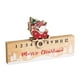 thumbnail image 1 of Decoración del calendario de la cuenta regresiva de Navidad Ornamento del calendario de adviento de madera de Navidad, 1 of 5