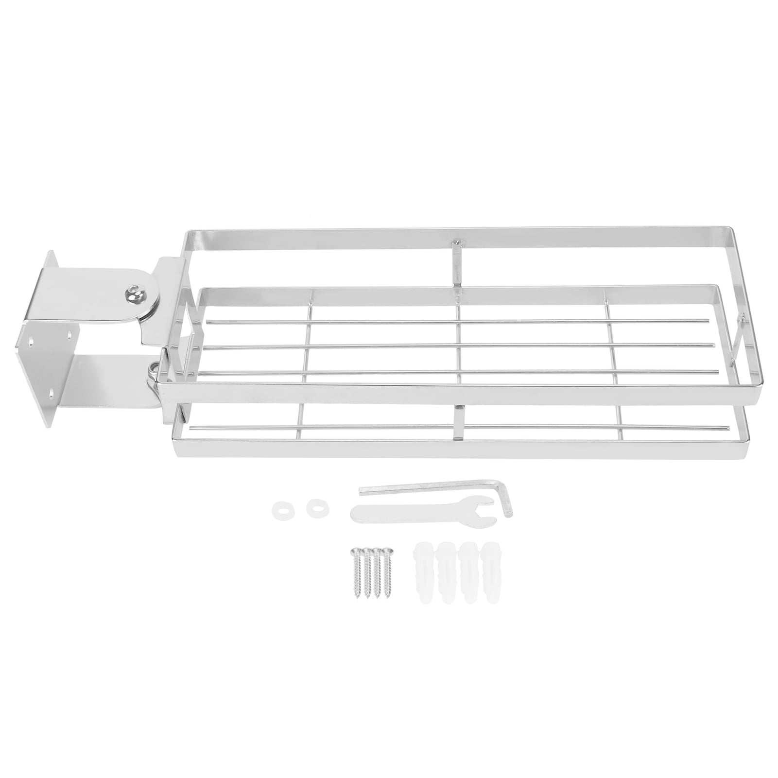 Spice Rack, Wall Spice Rack Stainless Steel Kitchen Shelf, For