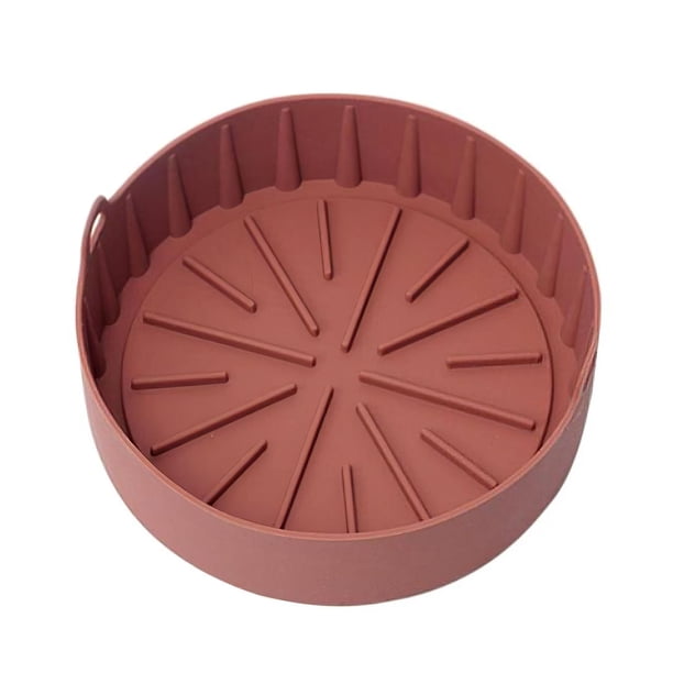 Bandeja De Silicona Para Barbacoa, Bandeja Redonda Reutilizable Para Parrilla De Barbacoa, Cesta Para Parrilla Fácil De Limpiar Para Cocina, Panadería, Restaurante, Camping Al Aire Libre Serendint HA027976-03