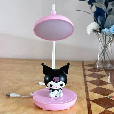 

Kawaii Genuine Led Night Light HelloKittys My Melodys Cartoon Desktop Bedroom Table Lamp Children Learning Cute Gift